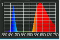 LED(B:R=1:3) 스펙트럼