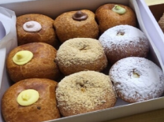 콩크림 찹쌀도넛