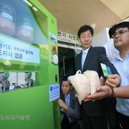 쌀 자동판매기 보급